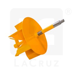 121487, 504446 - Grégoire upper left fan rotor with shaft, markets:  []string{"A", "B", "AU"}